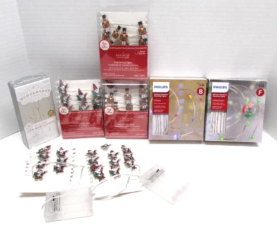 MIXED LOT Ashland Wonder Philips 30ct LED Dewdrop Battery-Operated String Lights - Image 1 of 4