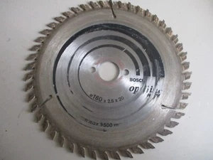 BOSCH 2608640732 160mm x 20 bore x 2.6 mm 48T Optiline Wood Circular Saw Blade - Picture 1 of 6
