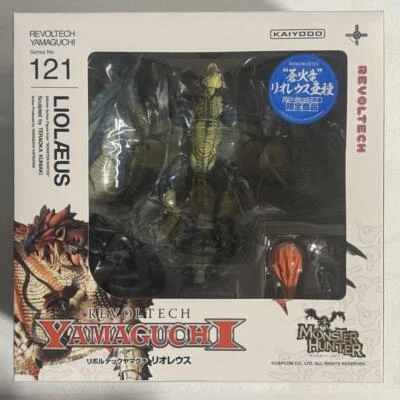 Figura Monster Hunter 121 Revoltech Yamaguchi Liolaeus con caja de Japón Foto 1 de 4