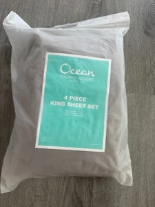 Ocean Casino Resort 4 piece King sheet set - Picture 1 of 3