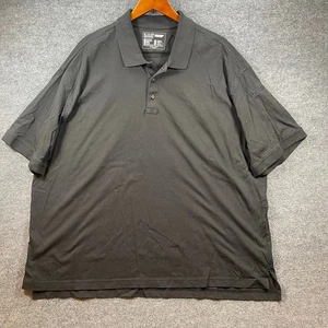 Polo táctico 5.11 para hombre 3XL negro SS solapa lazo bolígrafo bolsillo ropa de trabajo - Imagen 1 de 10