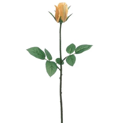 Rose Bud Floral Artificial Steyellowm Spray - 23.5" - Amarillo Foto 1 de 4