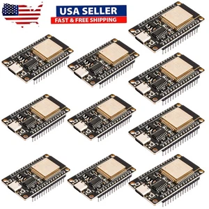 5/10 Stück ESP32 WROOM-32 Typ C CH340C Entwicklungsboard Dual Core WiFi + Bluetooth - Bild 1 von 14