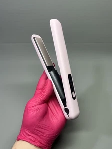 Cordless Hair Straighteners Mini Curler Fast Heating Plate 200°C Travel Ready - Picture 1 of 20