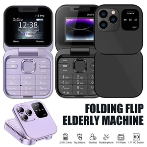 NEW 1.77" Unlocked SERVO GSM Dual SIM Flip Mobile Phone Bluetooth Dialer Camera - Picture 1 of 17