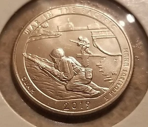 2019 W War in the Pacific National Park Quarter - Picture 1 of 2