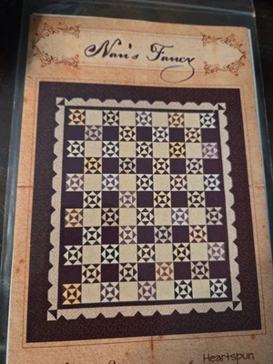 Nans Fancy. Trapunte VINTAGE punti cuore filato kit completo Pam Buda - Immagine 1 di 4