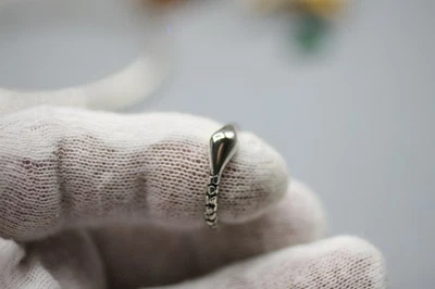 Michael Dawkins Sterling 925 Silver Pebble Bead Band Ring Size 6 Foto 1 de 4