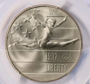 1992-P PCGS MS70 Olympic Modern Commemroative Half Dollar 50C - Picture 1 of 3