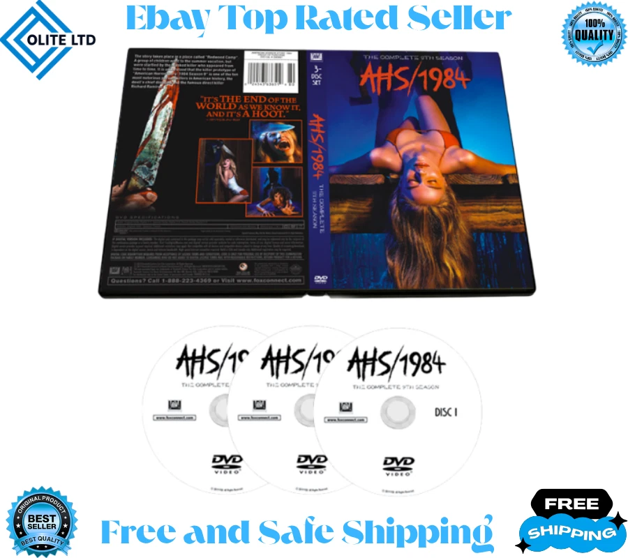 American Horror Story AHS 1984 DVD Season 9 New - Image 1 of 3