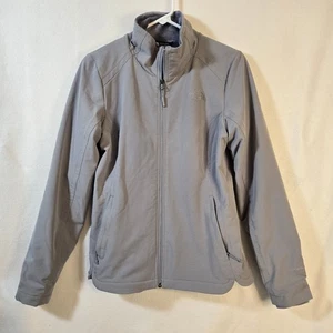The North Face WINDWALL Full Zip Gray Jacket Lined Sz Small Excellent Condition - Picture 1 of 13