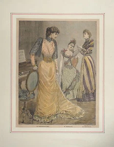 1892-COSTUME-VESTITI DA DONNA PER IL TEATRO,IL BALLO E DA VISITA-DECOARTIVA - Picture 1 of 1