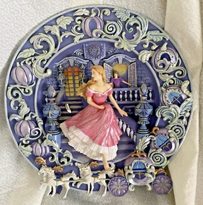 Cinderella 'The Magical Hour' 3 D Decorative Plate Franklin Mint Very Nice - Picture 1 of 7