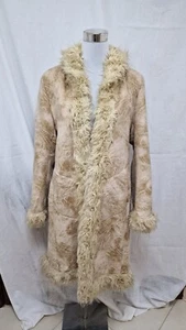 Vintage boho hippie Penny Lane afghan Coat 2YK Size M - Picture 1 of 5