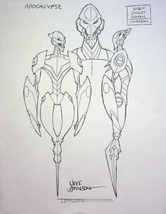 Superman Batman Apocalypse JEFF JOHNSON Production Hand Drawn JOCKEY Model Cel - Picture 1 of 3