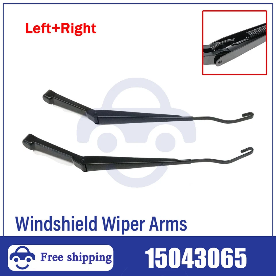 Juego de 2 brazos limpiaparabrisas para conductor y pasajero aptos para Chevy S10 GMC Sonoma Foto 1 de 4