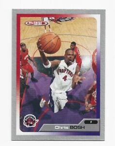 2005-06 Topps Total SILVER INSERT #43 Chris Bosh Toronto Raptors Basketball 