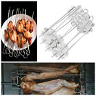 Stainless Steel Grill Diy Bbq Kebab Cage Rotisserie Tool Skewer For Roaster Oven
