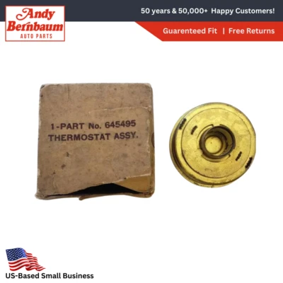 1935 Desoto Plymouth 6 Cylinder Engine Coolant 160 Degree Thermostat NOS 645495 - Image 1 of 4