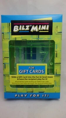 Bilz Mini Gift Card Bi-Level Maze Gift Card Holder Game Puzzle - Green - Image 1 of 4