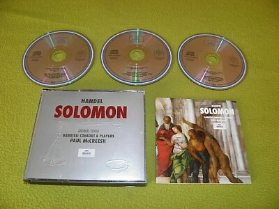 Handel - Solomon / McCreesh / Gabrieli Consort / IMPORT Archiv 3xCD Box NM - Image 1 of 2