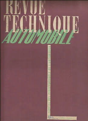 Rta 1948 - Car Isobloc + Modification Pour Diesel / Revue Technique Automobile • 12.50€