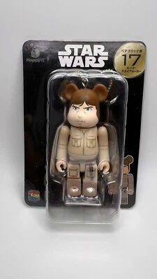 Chaveiro boneco Star Wars Luke Skywalker #17 Bearbrick Medicom Kuji Japão perfeito estado na embalagem - Imagem 1 de 2