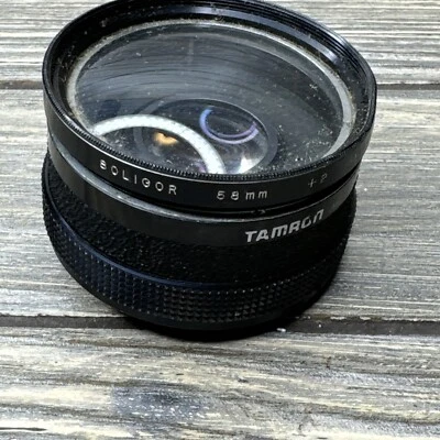 Lente tele convertidor Tamron vintage para Canon FD Soligor 58 mm Foto 1 de 4