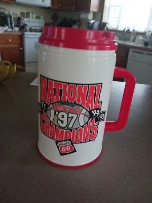 Vintage national   Champions Nebraska 1997  Mug. Tom Osborn - Image 1 of 4