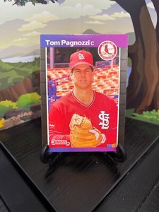 1989 Donruss Tom Pagnozzi #399 Baseball Card