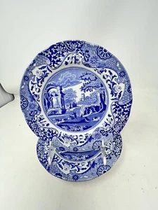 Spode Blue Italian 7 1/2" Salatteller C1816 Made In England - Bild 1 von 8