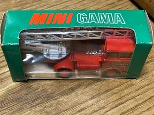 VINTAGE Mini Gama Feuerwehr Mercedes # 9121 Fire Truck NEW Mint in Original Box - Picture 1 of 4