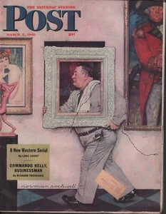 Samstagabendpost 2. März 1946 Norman Rockwell Luke Short 062618DBE - Bild 1 von 1