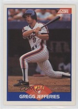 1989 Score Gregg Jefferies #600