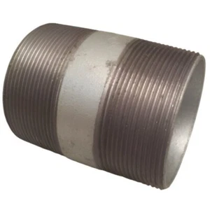 Galvanised Steel Barrel Nipple BSPT - Picture 1 of 14