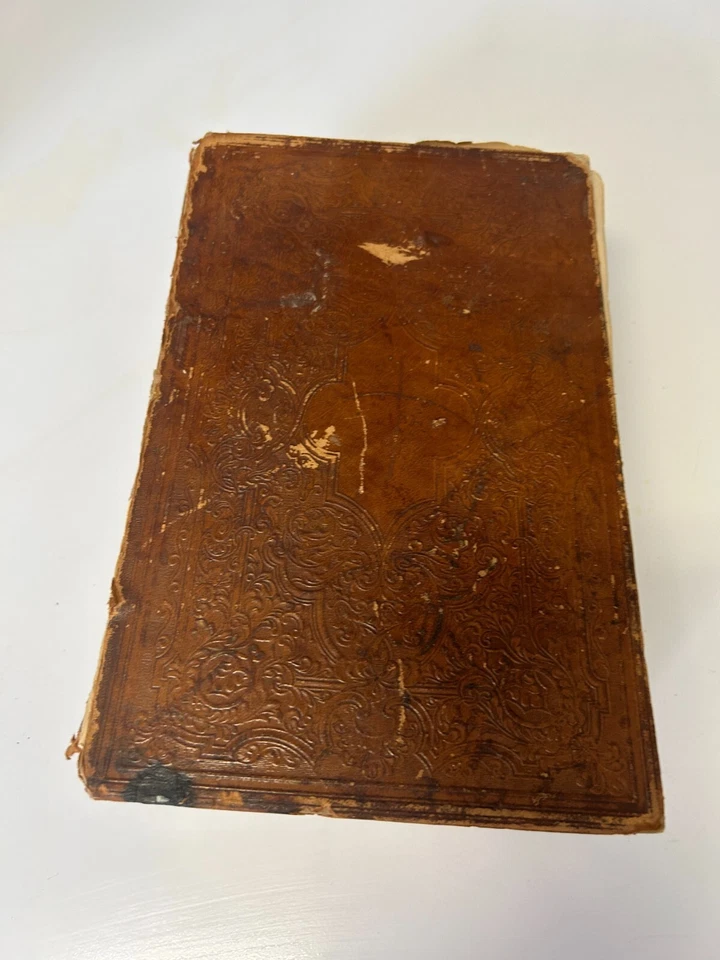 Biagi, Pellegine, and Kirk Families 1861 Bible- Great History! - Image 1 of 4