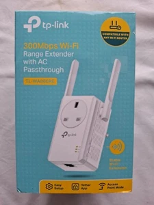 TP-LINK TL-WA860RE Wi-Fi Range Extender with AC Passthrough~Brand New! - Afbeelding 1 van 6