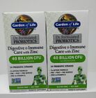 2x Garden of Life Dr Formulated Probiotic Digestive & Immune 30Ct Ex 7/23+ #8919