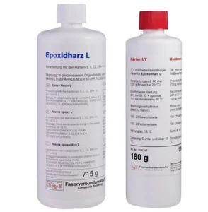 Epoxydharz L mit Härter LT 90 Min 250g Modellbau 2K 2-Komponenten 5,76 Euro/100g - Picture 1 of 1