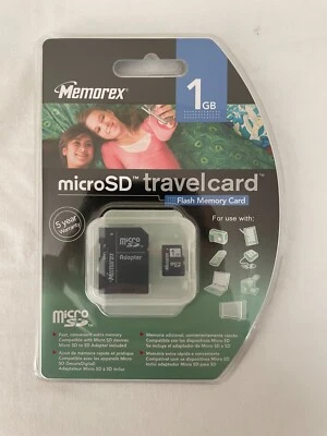 Memorex 1GB microSD Travel Card - e245 - Image 1 of 2