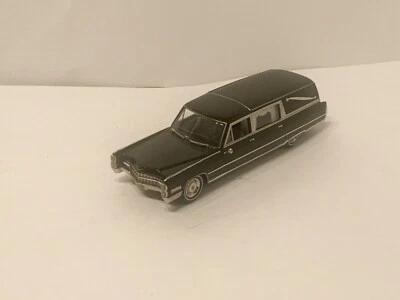 1/43 1966 Cadillac Deluxe hearse white metal handmade by sunset coach - Image 1 of 4