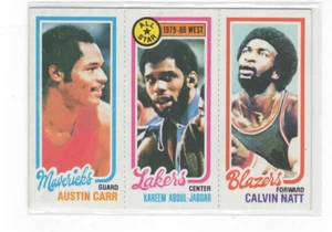 1980-81 TOPPS BASKETBALL #14 CARR/JABBAR/NATT NMT-MNT - Picture 1 of 1