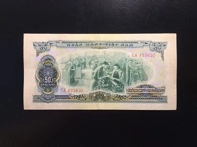 Vietnam South 50 dong 1966 Pick 44a Circulated - So Nice Note - Image 1 of 2