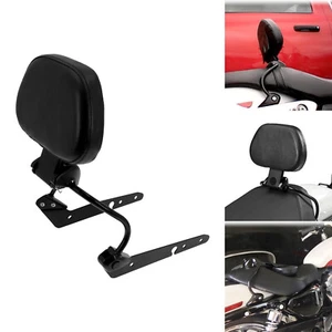 Quick Release Rider Detachable Backrest Fit For Harley Sportster XL 883 2004-22 - Picture 1 of 12