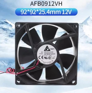 Delta AFB0912VH 12V 0.6A 3800RPM 9025  2-wire High-air-volume Ball Cooling Fan - Picture 1 of 5
