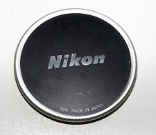 Original Genuine NIKON NIKKOR 72MM SCREW METAL FRONT LENS CAP