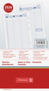 Brunnen Filius Kalendarium 2026 1Wo.=2S. A6 Spalten Kalender 2026 1074901006 - Bild 1 von 2
