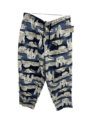 Joe Boxer Polar Bear Print Pajama Pants 2X Elastic Waist Cotton Lounge Pants - Image 1 of 4