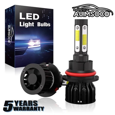Combo faros LED bombillas altas bajas 10000LM para Mercury Cougar 1995 2x 9007 Foto 1 de 4