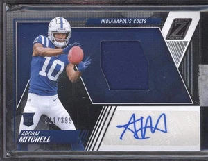 2024 Zenith #214 Adonai Mitchell JSY AUTO #/399 - Picture 1 of 2